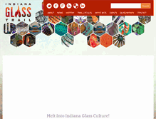 Tablet Screenshot of indianaglasstrail.com